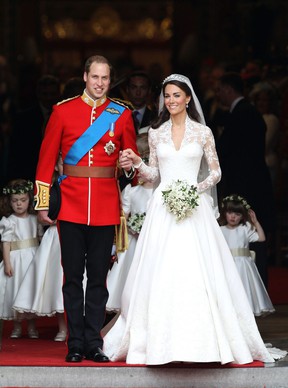 El príncipe William se casa con Kate Middleton en una ceremonia celebrada en la Abadía de Westminster el 29 de abril de 2011 en Londres, Inglaterra.  (Foto de Chris Jackson / Getty Images)