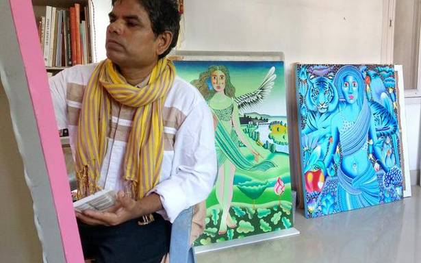 Nuevas obras del artista de Visakhapatnam Ravi Katakuri se exhibirán en España
