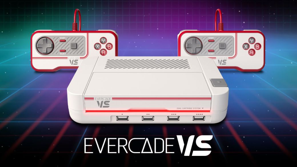 Evercade VS, the retro console, will arrive in Spain in December from 99.99 euros