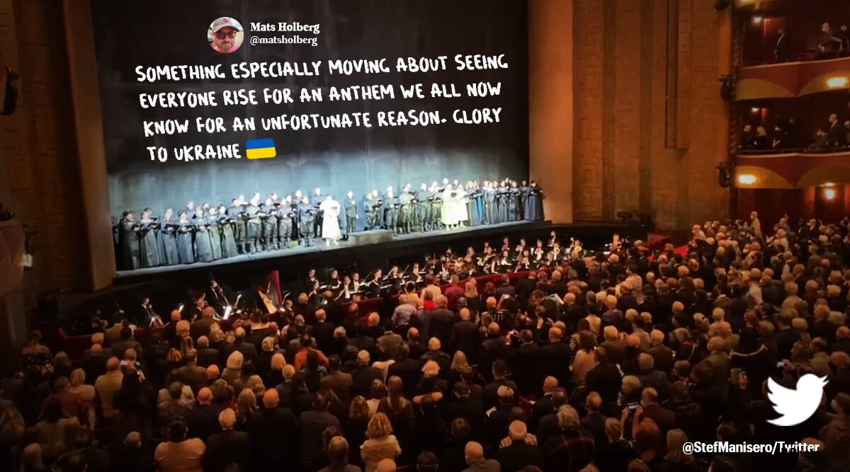 El Metropolitan Opera canta el himno ucraniano y recuerda a los internautas "Casablanca"