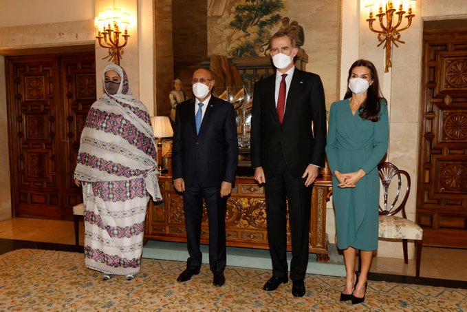 Felipe y Letizia reciben al presidente de Mauritania en España - Royal Central