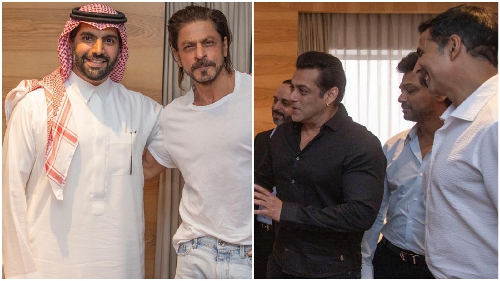Shah Rukh Khan posa con el Ministro de Arabia Saudita en una foto inédita, también vista por Salman Khan y Akshay Kumar.  ver aquí |  Bollywood