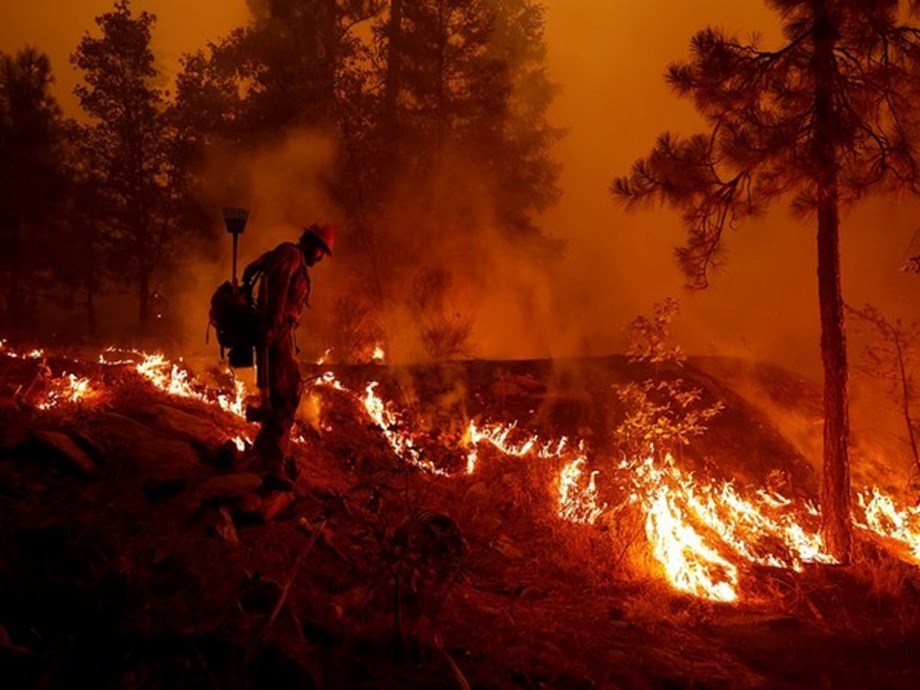 Un español fue quemado por un incendio forestal tratando de salvar la ciudad y ahora está luchando por su vida.