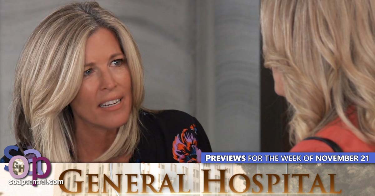 General Hospital Scoop: Sparks fly as rivals clash and Holly attempts to appease Victor (Spoilers for the week of November 21, 2022 on GH)
