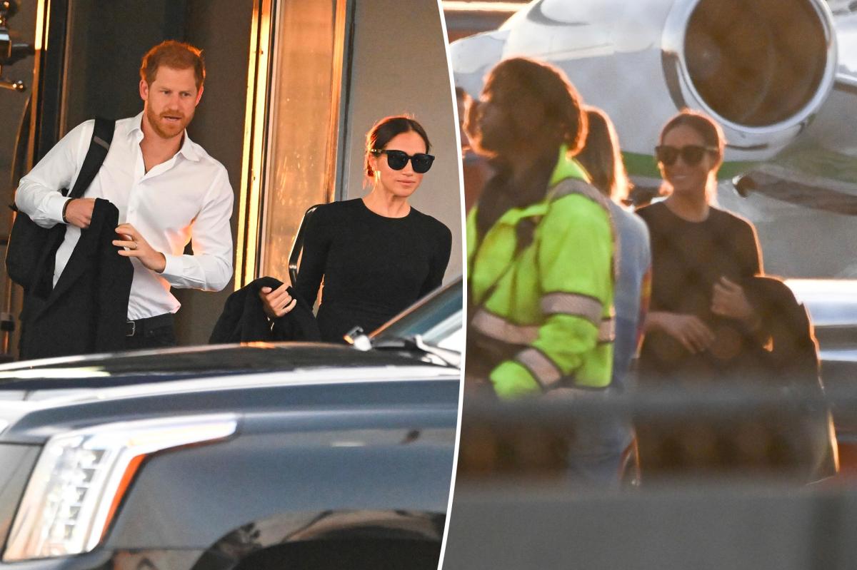 El príncipe Harry y Meghan Markle se ven en la ciudad de Nueva York antes del lanzamiento de las docuseries de Netflix